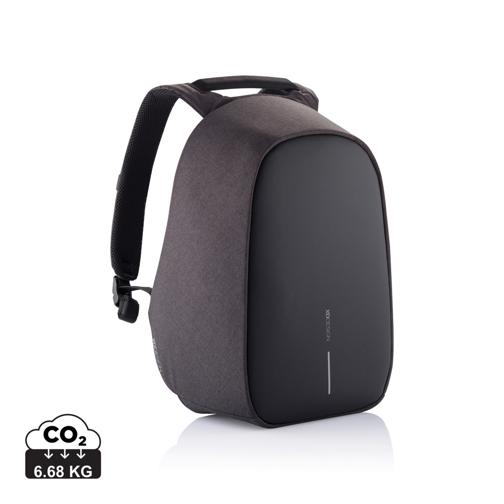 Sac à dos antivol rPET promotionnel - Bobby Hero Noir et Gris